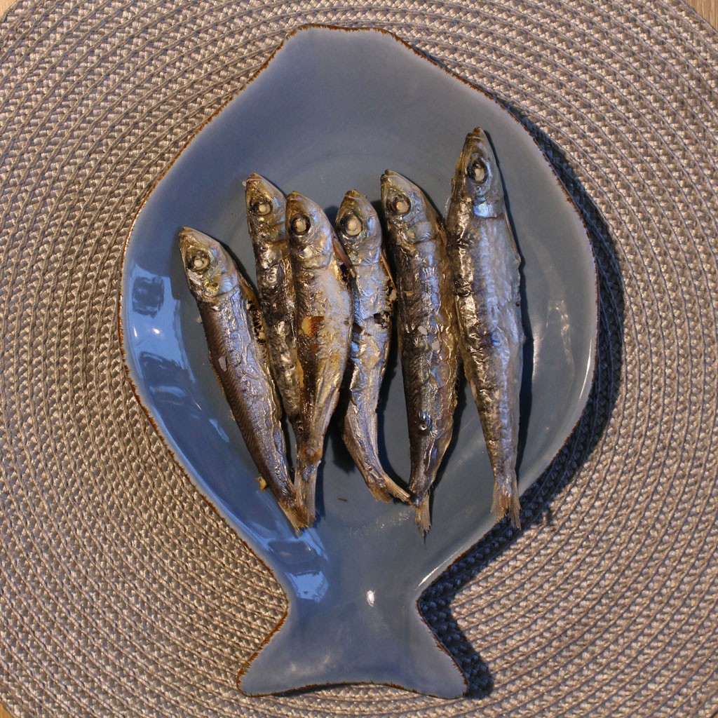  Fried sardines